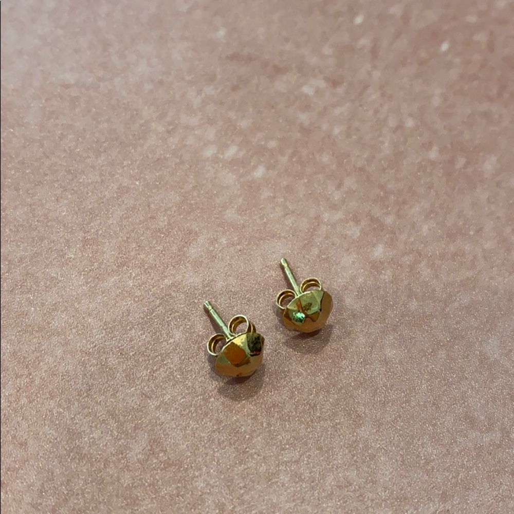 Gold Kimberly Baker studs